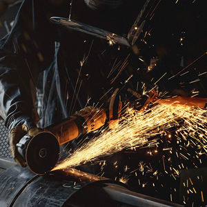 Guantes de Soldadura de Cuero Resistentes al Calor de Alta Resistencia con Palma Reforzada y Puño Largo para Soldadura MIG TIG - Product Image 5