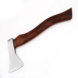 High Quality Industrial Grade Carbon Steel Blade Hatchet <b>Axe</b> Wood <b>Handle</b> Outdoor Forged Camping Tool with Protective Cover - Product Image 1