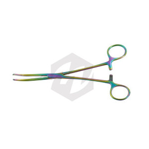 Pinces Carmalt 8 pouces courbées, pinces hémostatiques chirurgicales, acier inoxydable coloré, instruments médicaux, vétérinaires, dentaires - Product Image 3