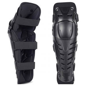 Genouillère de vélo légère, respirante, flexible et réglable avec protection antidérapante - Product Image 1