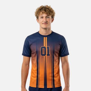 High Quality Custom Handball Jersey Men's Sublimation Team Uniform Personalized Crew Neck Quick Dry <b>Polyester</b> <b>T</b> <b>Shirt</b> - Product Image 4