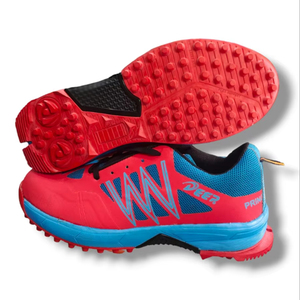 รองเท้าคริกเก็ตสำหรับผู้ใหญ่ HIT ZONE รุ่นเย็บสองชั้น ปุ่มยางคุณภาพสูง รองเท้ากีฬาสำหรับฝึกซ้อมและแข่งขัน - Product Image 1