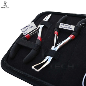 All-in-One Hair Extension Repair and Installation Kit with Extension Pliers, <b>Crochet</b> <b>Hook</b>, Loop Threader, Mini Scissor Organizer - Product Image 6