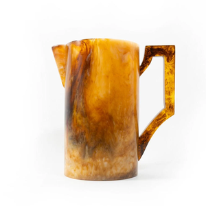 Carafe à eau en résine avec poignée, design minimaliste, pour les fêtes, couleur blanche, à bas prix - Product Image 4