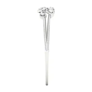 EtherStar Jewels - Pulsera de Cadena con Diamantes Cultivados en Laboratorio de 2 CTW, Oro Sólido de 18K, Halo Dividido, Joyería Fina para Mujer, Certificación IGI - Product Image 2
