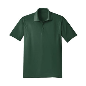 Polo Homme Sportif Micro-Mesh Anti-Transpiration Manches Courtes Vert Forêt Léger Anti-Déchirure FABRIQUÉ PAR HS 2027 - Product Image 1