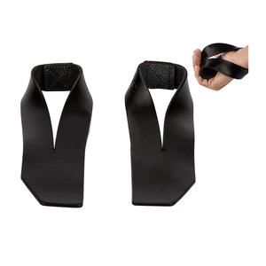 Sangles de levage en cuir de haute qualité pour l'haltérophilie et les exercices de fitness Logo personnalisé imprimé broderie gaufrage - Product Image 3