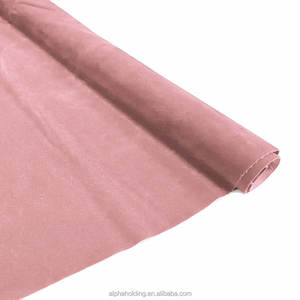 ปรับแต่งผ้าเรยอนทอแบบมีลายด้านหลัง APP 54 นิ้ว ผ้าโพลีเอสเตอร์คุณภาพสูงแบบฟล็อกกิ้ง รุ่น APP86-1302 สีชมพู - Product Image 1