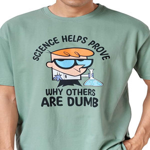 เสื้อยืดผ้าฝ้ายถักสีล้วนสำหรับผู้ชาย100% โลโก้3D ออกแบบได้ตามที่ต้องการพร้อมพิมพ์พัฟลายซิลค์สกรีน - Product Image 1