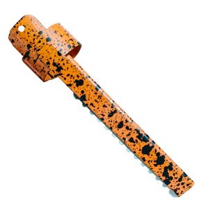 Orange Speckled Professional Barber Finger <b>Ring</b> Razor High Quality Stainless Steel Blade Hair Cutting Texturizing Styling Tool - Product Image 2