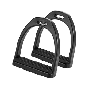 อานม้าเหล็กสีดำแบบมีลายกันลื่น ขนาด 50x20x40 ซม. สำหรับขี่ม้า - Product Image 5