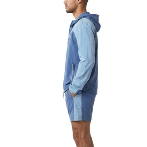 Conjunto deportivo corto informal para hombre, ligero, de secado rápido, para verano, gimnasio, entrenamiento, correr, conjunto de dos piezas. - Product Image 3