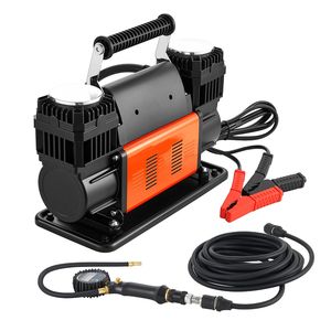 Compressore d'Aria Portatile a Doppio Cilindro 10.6CFM - Gonfiatore Pneumatici 12V 150PSI con Manometro Digitale per Uso Fuoristrada - Product Image 1