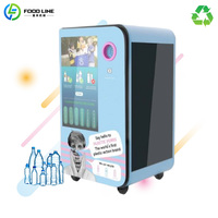 Machine de recyclage des sacs en plastique à faible coût, vente directe, haute stabilité, type distributeur inversé (RVM)