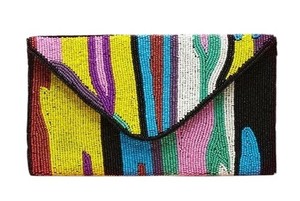 Pochette perlée faite main professionnelle, brodée, style luxe tendance, robuste, légère, écologique, portable, pour soirée - Product Image 4