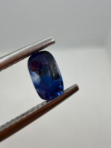 Natural Blue Sapphire <b>Long</b> <b>Cushion</b> Cut 1.24CT Ceylon SRI Lankan Blue Fire No Hole Gemstone for Jewelry Making - Product Image 5