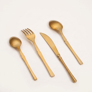 Ensemble de couverts en acier inoxydable de qualité supérieure, finition mate moderne, pour hôtels de luxe, restaurants haut de gamme et décoration intérieure - Product Image 3