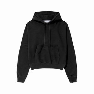 crop hoodie <b>men's</b> custom logo streetwear hoodies luxury quality blank <b>pullover</b> oversized cropped hoodies for <b>men</b> - Product Image 4