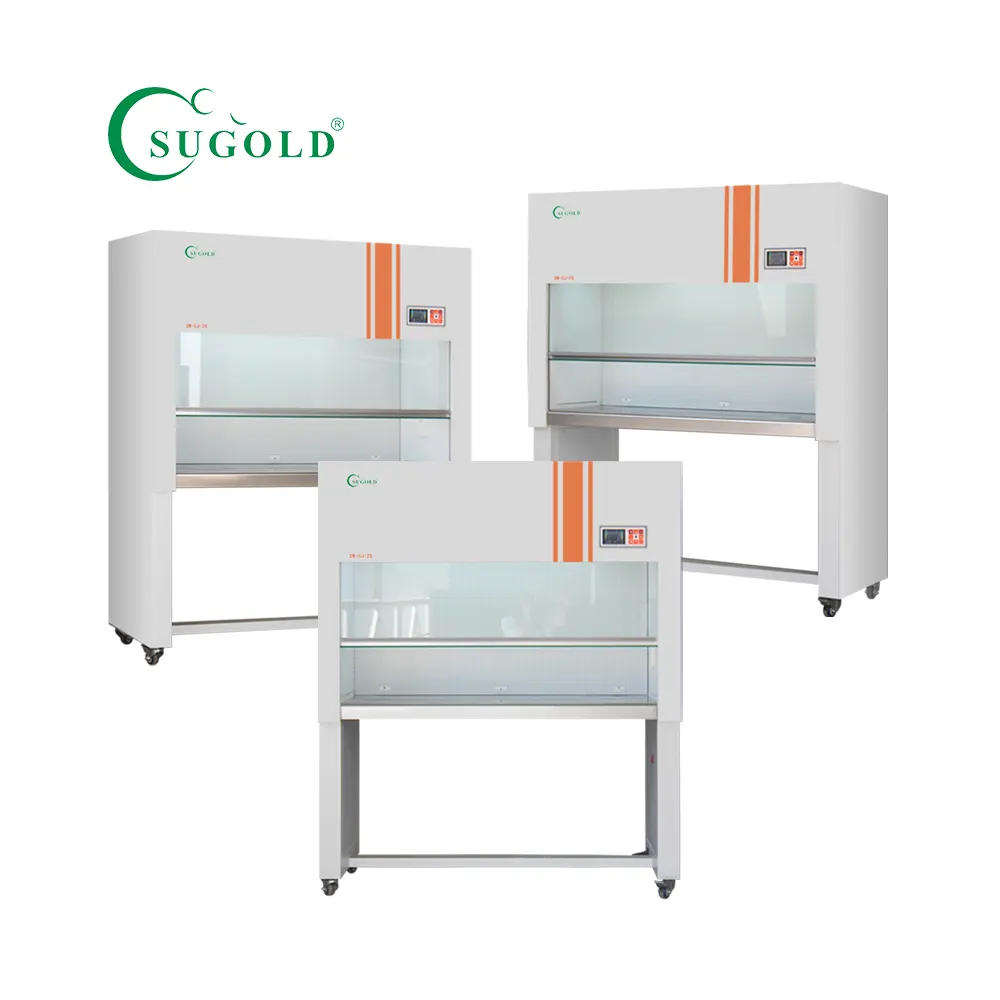 مقعد نظيف لشخصين خزانة تدفق صفائح بتصميم إمداد هواء أفقي طراز SW-CJ-2G لغرفة النظافة والمدرسة