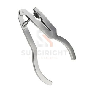 Ivory Rubber Dam Punch <b>Pliers</b> Dental Perforation Instrument Stainless Steel CE Certified Class I Blush Surgical - Product Image 5