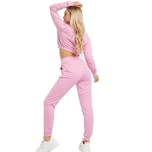Conjuntos de Mujer al por Mayor, Personalizados, OEM, de Alta Calidad, con Estampado y Bordado, Casuales, Holgados, con Capucha y Cremallera - Product Image 2