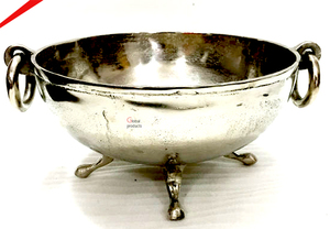 Professional Catering Stainless Steel Serving Bowl with Anti-Slip Base and Decorative Handle for Buffet Service - Product Image 2
