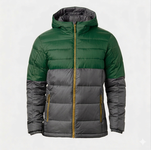 Casual Style Outdoor Wear Men Puffer Jacket Stand Collar Front Custom Logo Wholesale Padded <b>Coats</b> Winter Warm Jacket - Product Image 1
