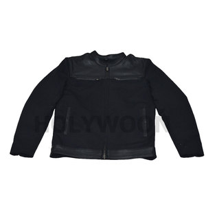 Genuine <b>Lambskin</b> Men's Biker Bomber <b>Leather</b> <b>Jacket</b> Vintage Motorcycle Outerwear Black Casual Covered Button Streetwear Winter - Product Image 1