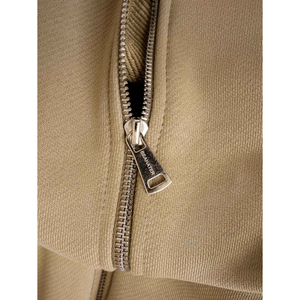 Fabrication OEM – Sweat à capuche zippé surdimensionné pour homme 100 % coton, streetwear de haute qualité avec strass et impression sérigraphiée – En vente - Product Image 3