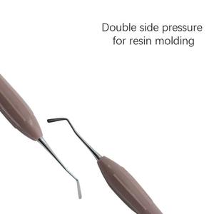Ensemble d'instruments dentaires pour obturations antérieures et postérieures, 5 pièces, style LM, manuel, acier inoxydable, Shuja Surgico - Product Image 1