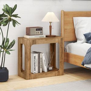 Consolle da soggiorno a 2 livelli con ripiano portaoggetti per piccoli spazi - Product Image 2