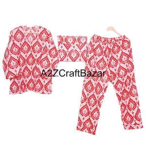 Best Quality Cotton Ladies Night <b>Dress</b> Set Soft Floral Pajama for Autumn Winter Elastic Waist for <b>Bridesmaids</b> <b>Bridesmaid</b> PJs - Product Image 1