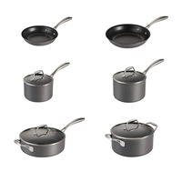 Juego de utensilios de cocina de hierro puro ecológico 100% con mango de acero para servir juego de cocina Base pesada de hierro para el hogar Hotel y restaurante
