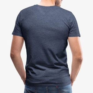 Camiseta Formal de Algodón 100% para Hombre, Talla Grande, Tejido de Punto, Manga Corta, Cuello Redondo, Logotipo Personalizado en la Parte Delantera - Product Image 4