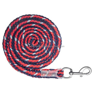 High Quality Hand Braided Horse Lead Rope with Rose Gold <b>Snap</b> <b>Hook</b> - Product Image 4