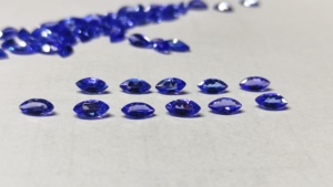 AAA Quality Natural Tanzanite <b>D</b> Block Unheated Loose Gemstone 3x6mm Marquise Cut Stones Wholesale Lot for Jewelry Making - Product Image 1