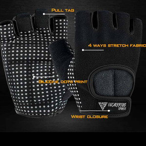 Custom Logo Half Finger Gym <b>Gloves</b> Neoprene Breathable <b>Weight</b> Lifting Fitness Training Workout <b>Gloves</b> for Men Women - Product Image 6