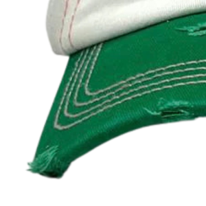 Gorra de Béisbol AKA Blanca y Verde con Letra Bordada, Dos Tonos, Ajustable, de Algodón, Estilo Casual, Vintage, para Hombre - Product Image 2