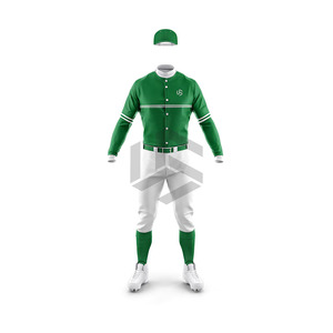 OEM Custom Made Breathable Plus Size <b>Baseball</b> Sportswear Uniform with Customized Colors Sizes Logo and 100% Polyester Material - Product Image 2