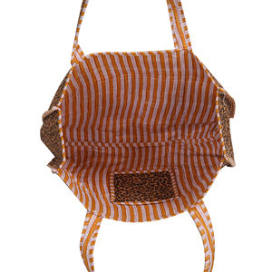 Sac fourre-tout en toile lavable écologique à imprimé léopard pour femme, style ouvert, plage, toutes saisons - Product Image 6