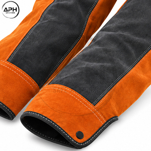 Mejor Proveedor de Mangas de Cuero para Soldadura, Largas, para Taller, con Cierre a Presión, Diseño Personalizado, Venta al por Mayor de Ropa de Trabajo - Product Image 5
