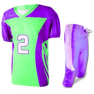 Conjunto de Uniforme de Fútbol Americano Personalizado para Adultos, Talla Grande, Jersey Sublimado, Pantalones, Manga Corta, Unisex, Logotipo en la Espalda, Ropa de Fútbol para Equipo - Product Image 5