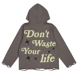 Sudaderas con Estampado Puff para Hombre de Buena Calidad, Totalmente Personalizadas, de Alta Venta y Tendencia, con Estampado Puff de Alta Calidad - Product Image 2