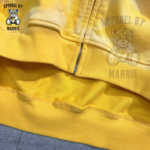 Sudadera con capucha de mezcla de algodón personalizada con pedrería y cremallera para hombre, corte regular, servicio OEM, peso medio, estilo urbano moderno, sudadera de invierno para hombre - Product Image 4