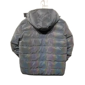 Chaqueta Acolchada con Capucha para Hombre, de Piel de Oveja y Algodón, Cortavientos, con Cierre de Cremallera, Cuello Alto, Abrigo Casual de Invierno, Color Sólido - Product Image 2