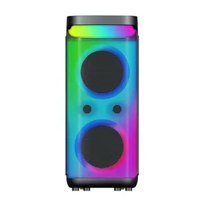 Super leistungs starke DJ Party Akustik Bluetooth Karaoke Trolley Lautsprecher groß mit Mikrofon Sound Stream Party Box Lautsprecher groß 100W
