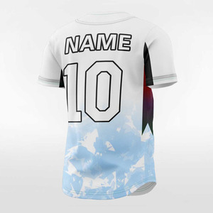 เสื้อเบสบอลผ้าโพลีเอสเตอร์ 100% เนื้อนุ่ม ราคาประหยัด ออกแบบเองได้ คุณภาพดี เสื้อเบสบอลแขนยาว - Product Image 5
