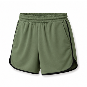 Pantalones Cortos Deportivos Unisex con Logotipo Personalizado, Cintura Alta, Ligeros, de Secado Rápido, Transpirables, para Entrenamiento, Gimnasio y Running, con Bolsillos - Product Image 1