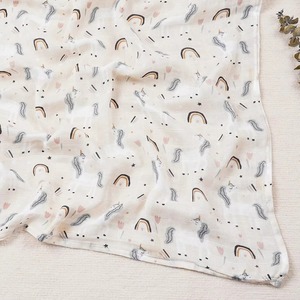 Couverture en coton respirant pour nouveau-né, confortable toute l'année, en mousseline, pour bébé - Product Image 4