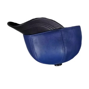 Autumn and <b>Winter</b> Men's Baseball <b>Cap</b> Casual Leather Outdoor Hat Simple Design New Collection - Product Image 5